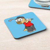 恐竜のパキセファロ遊サウルスのゴルフ。 コースター (左側)