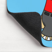 恐竜のパキセファロ遊サウルスのゴルフ。 マウスパッド (コーナー)