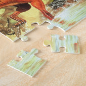 恐竜のパズルGorgosaur Styracosaurグレゴリーポール ジグソーパズル (側面)