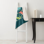 恐竜のパタモノグラムのーン シェルパブランケット (インサイチュ)