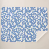 恐竜のパターン01w.LBlue BG シェルパブランケット (正面(横))