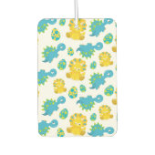 恐竜のパターン、かわいい恐竜、ベビーDino カーエアーフレッシュナー (正面)