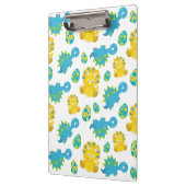 恐竜のパターン、かわいい恐竜、ベビーDino クリップボード (左)