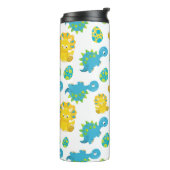 恐竜のパターン、かわいい恐竜、ベビーDino タンブラー (回転左)