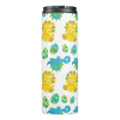 恐竜のパターン、かわいい恐竜、ベビーDino タンブラー (裏面)