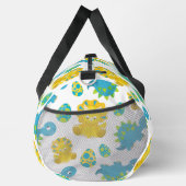 恐竜のパターン、かわいい恐竜、ベビーDino ダッフルバッグ (右)