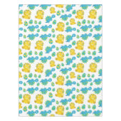 恐竜のパターン、かわいい恐竜、ベビーDino テーブルクロス (正面)