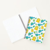 恐竜のパターン、かわいい恐竜、ベビーDino ノートブック (内部)