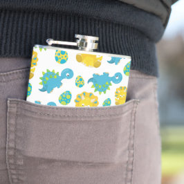 恐竜のパターン、かわいい恐竜、ベビーDino フラスク