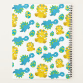 恐竜のパターン、かわいい恐竜、ベビーDino プランナー手帳 (裏面)