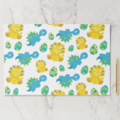 恐竜のパターン、かわいい恐竜、ベビーDino ペーパーパッド (インサイチュ)