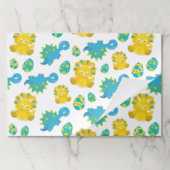 恐竜のパターン、かわいい恐竜、ベビーDino ペーパーパッド (折り畳み)