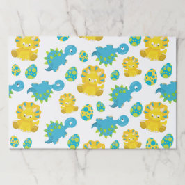 恐竜のパターン、かわいい恐竜、ベビーDino ペーパーパッド