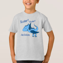 恐竜のパーソナライズされた少年たち Tシャツ