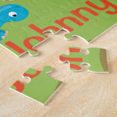 恐竜のパーソナライズな一流のパズル ジグソーパズル (側面)