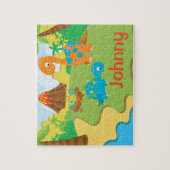 恐竜のパーソナライズな一流のパズル ジグソーパズル (縦)