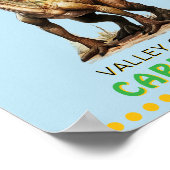 恐竜のパーティーの装飾のサイン：カーニボレの谷 ポスター (角)