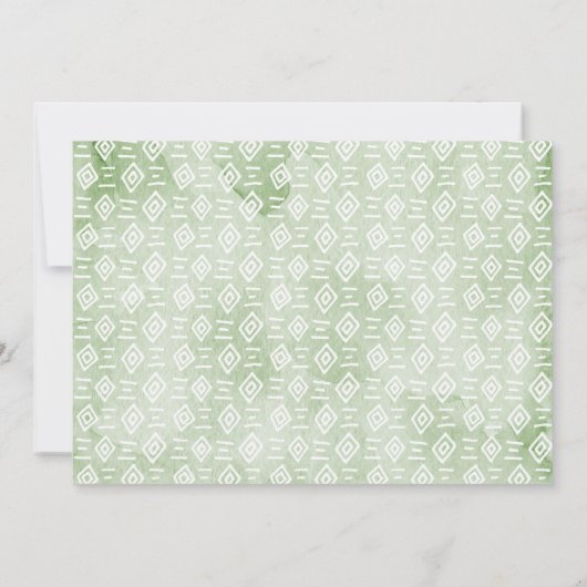 恐竜のパーティーサンキューカードと写真 サンキューカード (裏面)