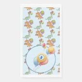 恐竜のパーティー子供の誕生日青おもしろい (正面)