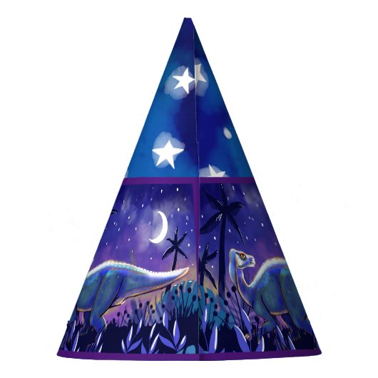 恐竜のパーティー帽子 パーティーハット (裏面)