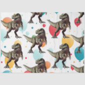 恐竜のパーティー気球 薄葉紙 (正面)