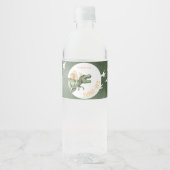 恐竜のパーティー水瓶ラベル ペットボトルラベル (正面)