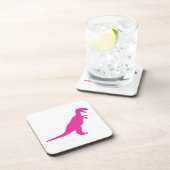 恐竜のピンク コースター (右側)