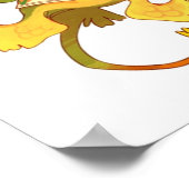 恐竜のフラッグル岩 ポスター (角)