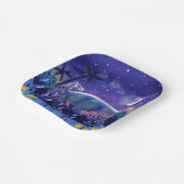 恐竜のプレート7インチスクエア ペーパープレート (傾斜あり)