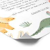 恐竜のベイビーサインは言わない ポスター (角)