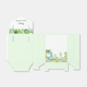 恐竜のベビーシャワー フェイバーボックス (折り畳みなし)