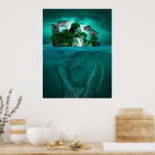 恐竜のポスター ポスター (キッチン)