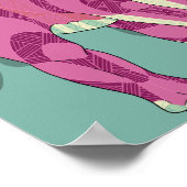 恐竜のポスター – Diplodocus lady ポスター (角)