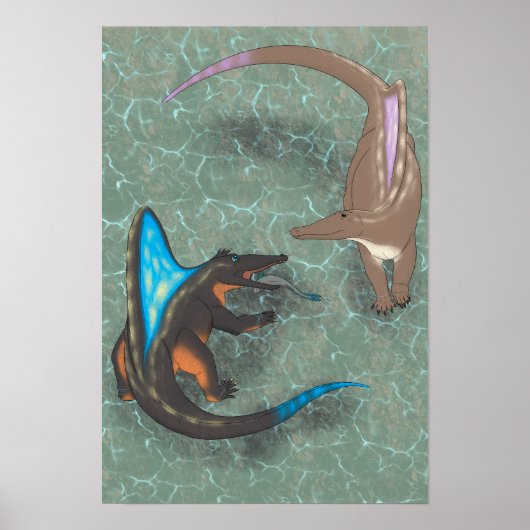 恐竜のポスター – Secodotosaurus ポスター (正面)