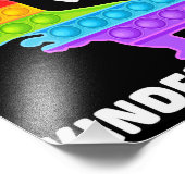 恐竜のポピンが幼稚園を通る フォトプリント            (角)