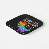 恐竜のポピンが幼稚園を通る ペーパープレート (傾斜あり)