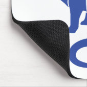 恐竜のマウスパッド – 青 マウスパッド (コーナー)