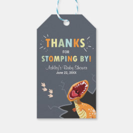 恐竜のメッセージカード恐竜の赤ちゃんシャワー男の子ディノ ギフトタグ