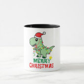 恐竜のメリークリスマス マグカップ (中央)