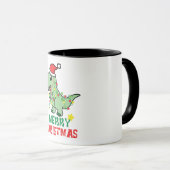 恐竜のメリークリスマス マグカップ (正面右)