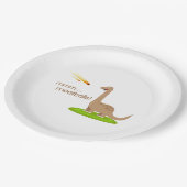 恐竜のメートボール ペーパープレート (アングル)