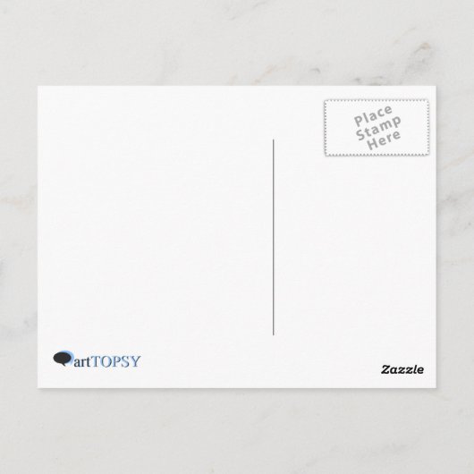 恐竜のラー ポストカード (裏面)