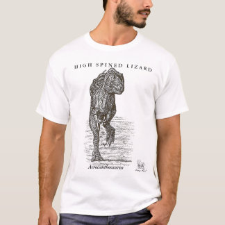 恐竜のワイシャツのアクロカントサウルスグレゴリーポール Tシャツ