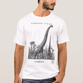 恐竜のワイシャツGiraffatitan Brachiosaurグレッグポール Tシャツ
