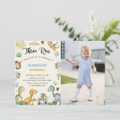 恐竜の三つ子のレックス坊 招待状 (スタンド正面)