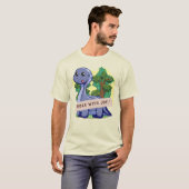 恐竜の世界の名言 Tシャツ (正面フル)