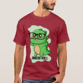 恐竜の世界の名言 Tシャツ (正面)