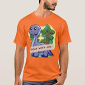 恐竜の世界の引用 Tシャツ (正面)
