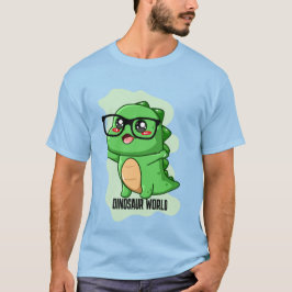 恐竜の世界の引用 Tシャツ