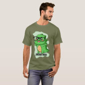 恐竜の世界の引用 Tシャツ (正面フル)